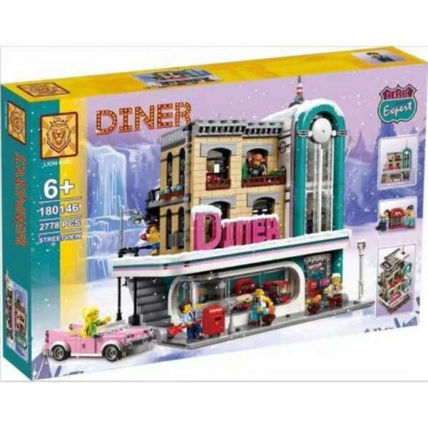 MODELO PARA ARMAR - Downtown Diner (Cafetería)