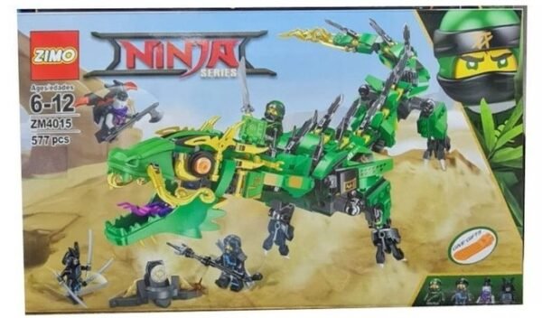 MODELO PARA ARMAR - Ninja Dragón Verde